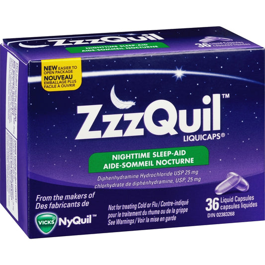 Nighttime Sleep-Aid LiquiCaps 36 Count