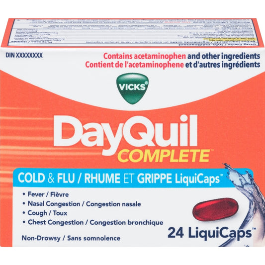 DayQuil Cold & Flu Relief LiquiCaps, 24 Count