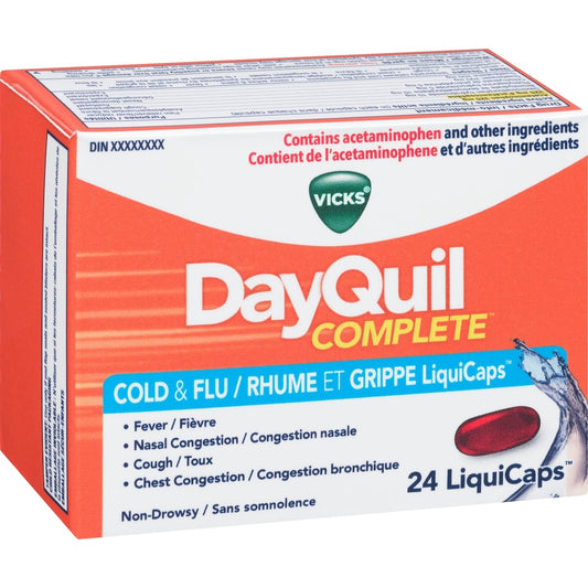 DayQuil Cold & Flu Relief LiquiCaps, 24 Count