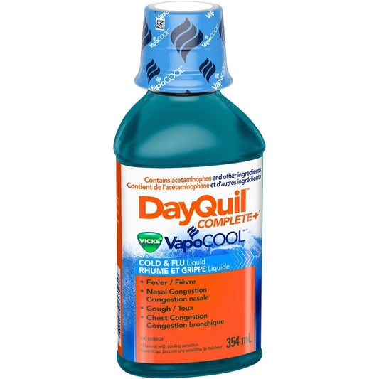DayQuil VapoCOOL Cold & Flu Relief Liquid 354ml