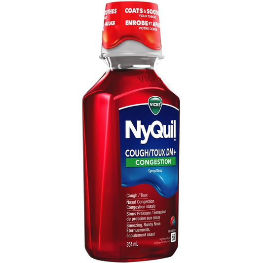 NyQuil Cough & Congestion Relief Berry 354ml