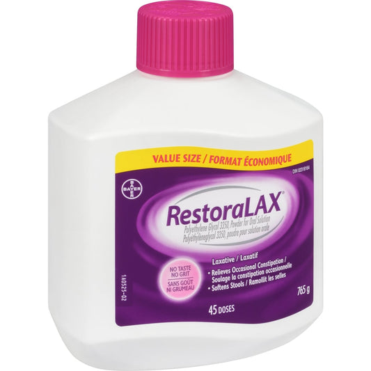 RestoraLAX Gentle Laxative Powder 765g, 45 Doses