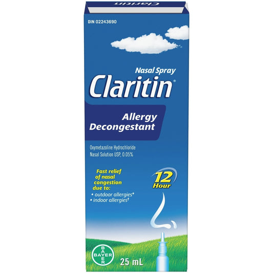 Allergy Relief Nasal Decongestant Spray 25ml