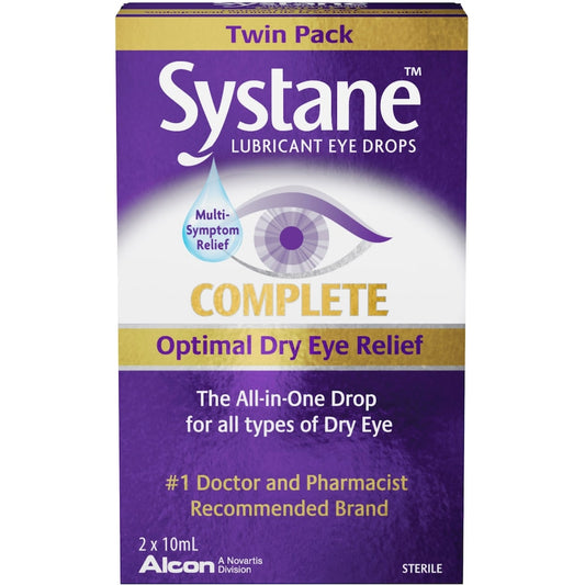 Systane Complete Eye Drops Twin Pack 2x10ml