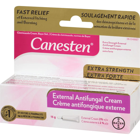 Canesten Extra Strength External Antifungal Cream 2% 15g