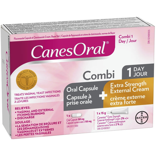 CanesOral Combi 1-Day Yeast Infection Treatment