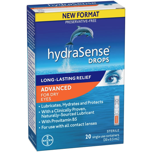 Advanced Dry Eye Relief Eye Drops 20 x 0.5ml Vials