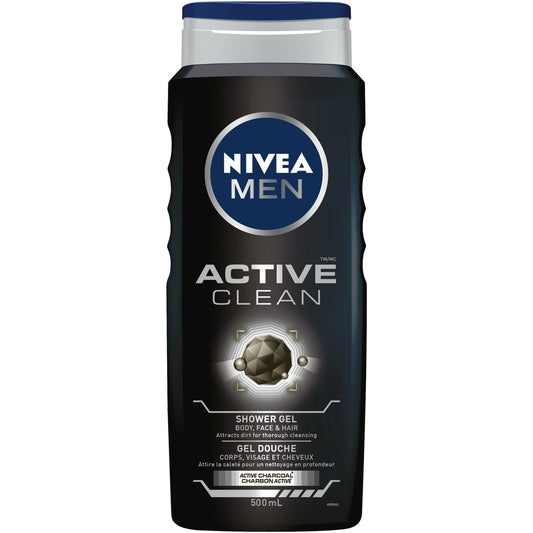 Men's Charcoal Shower Gel 500ml