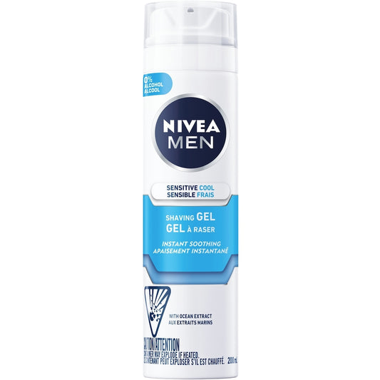 Nivea Men Sensitive Cooling Shaving Gel 198g