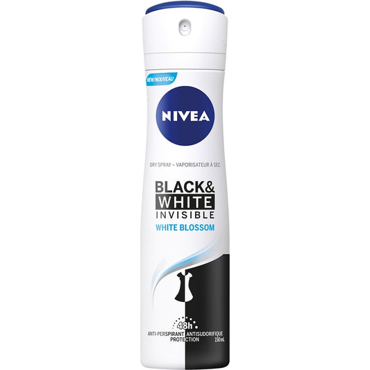 Black & White Invisible White Blossom Anti-Perspirant Spray 150ml