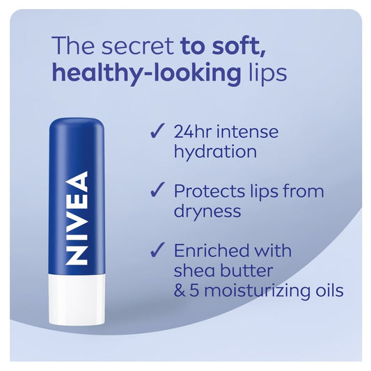 NIVEA Essential Lip Balm Duo 2-Pack