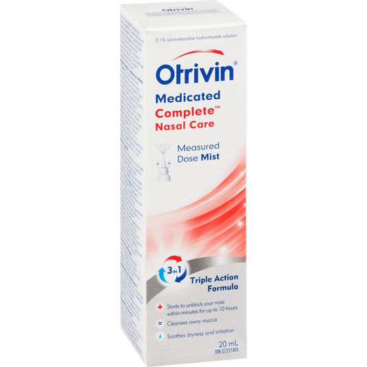 Otrivin Complete Medicated Nasal Spray 20ml