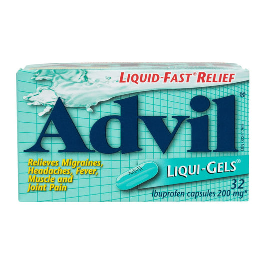 Advil Liqui-Gels Pain Relief Capsules 32 Count