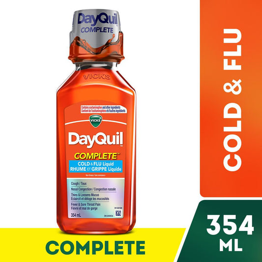 DayQuil Complete Cold & Flu Relief Liquid 354ml
