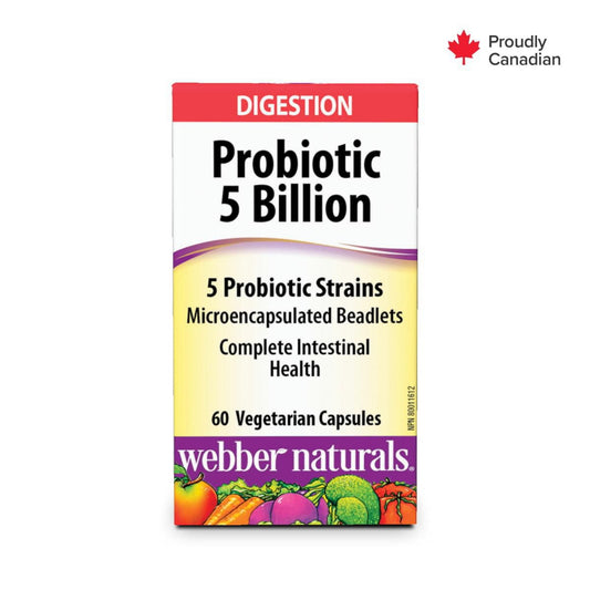 Probiotic 5 Billion CFU Capsules, 60 Count