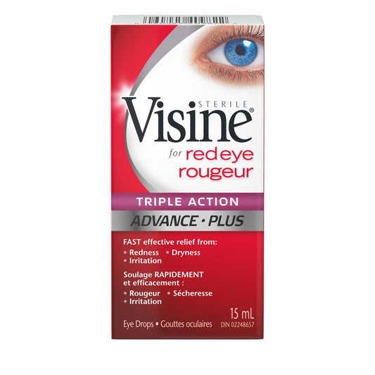 Visine Triple Action Eye Drops 15mL