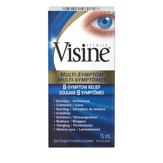 Visine Multi-Symptom Relief Eye Drops 15ml