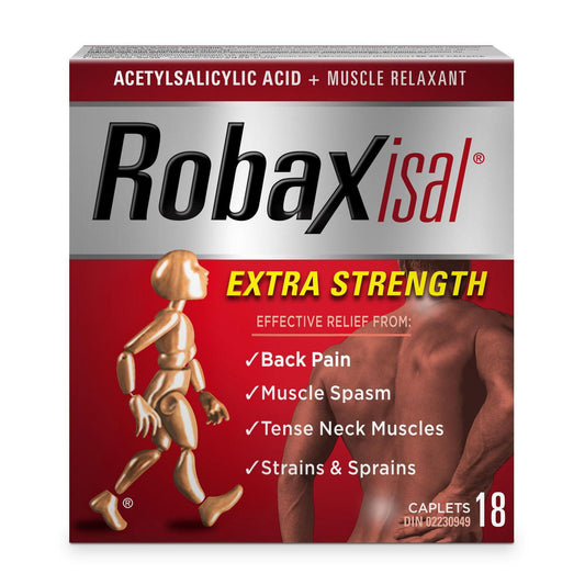Robaxisal Extra Strength Muscle & Pain Relief Tablets 18 Count