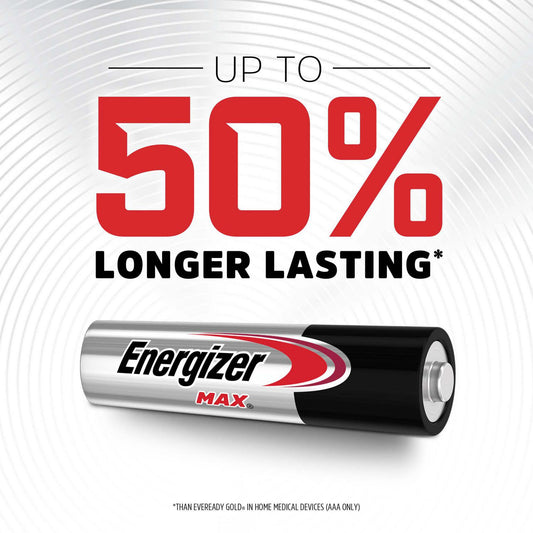 Energizer MAX AAA Alkaline Batteries, 2-Pack
