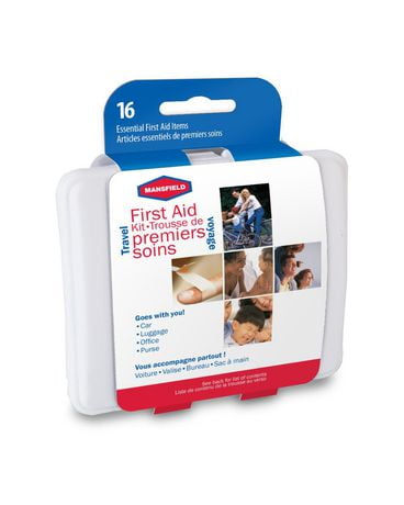 Travel First Aid Kit with 16 Essentials