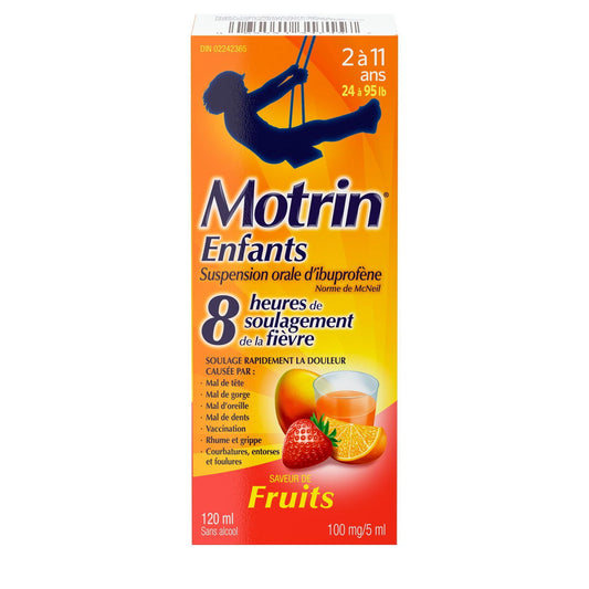 Children's Motrin Suspension Tropical Punch 120mL