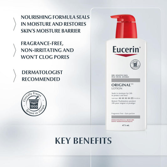 Original Moisturizing Lotion for Very Dry, Sensitive Skin 473ml