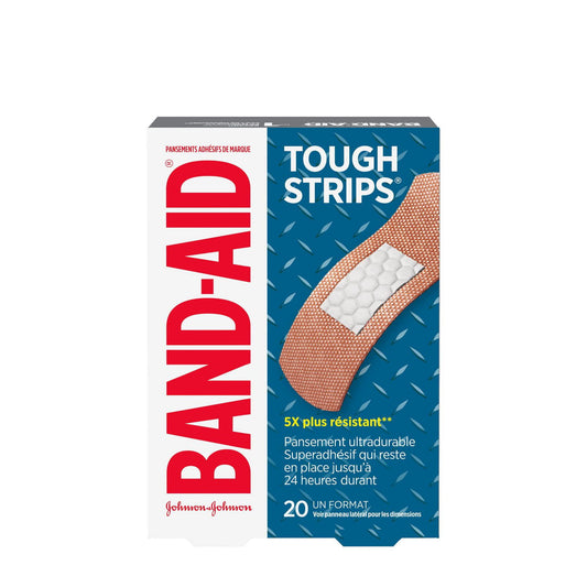 Tough-Strip Adhesive Bandages, 20-Pack