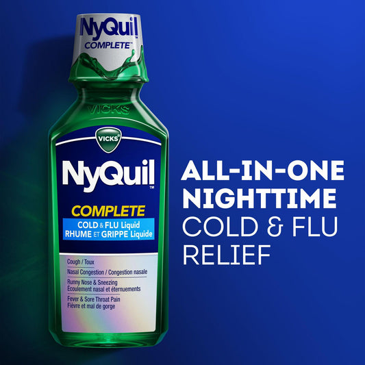NyQuil Complete Nighttime Cold & Flu Relief 354ml