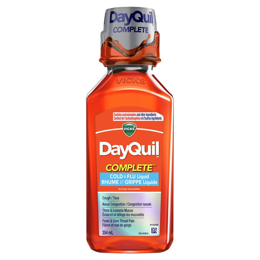 DayQuil Complete Cold & Flu Relief Liquid 354ml