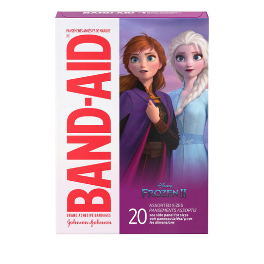 Disney Frozen Assorted Bandages for Kids, 20 Pack