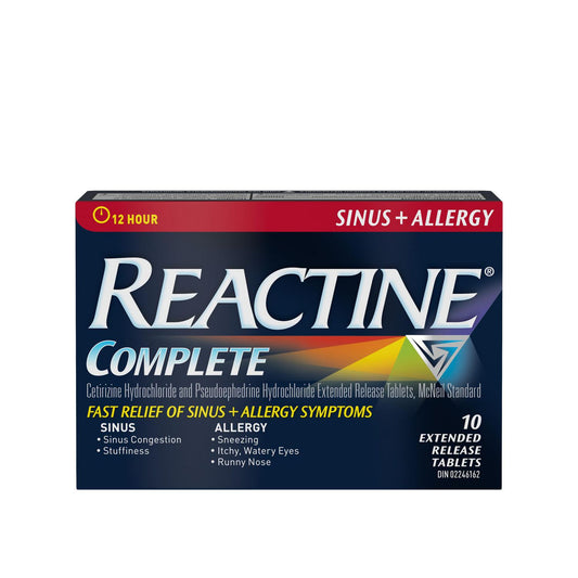 Sinus & Allergy Relief Tablets, 10-Pack