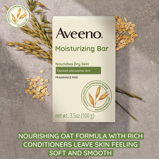 Aveeno Moisturizing Bar for Dry Skin 100g