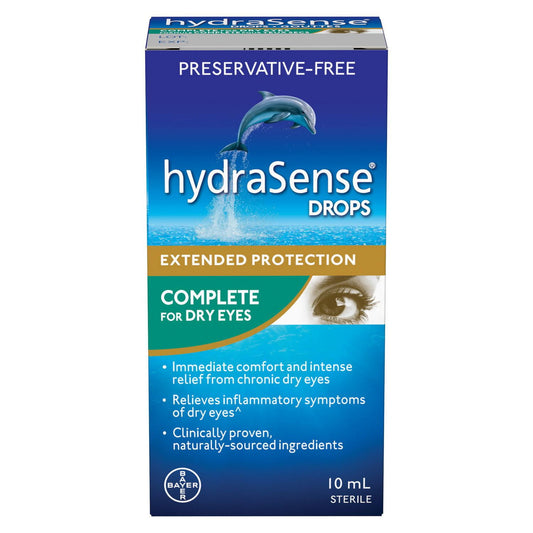 HydraSense Complete Preservative-Free Eye Drops 10mL