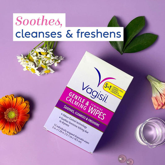 Vagisil Intimate Cleansing Wipes 12 Pack
