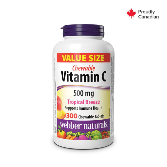 Chewable Vitamin C 500mg Tablets, 300 Count