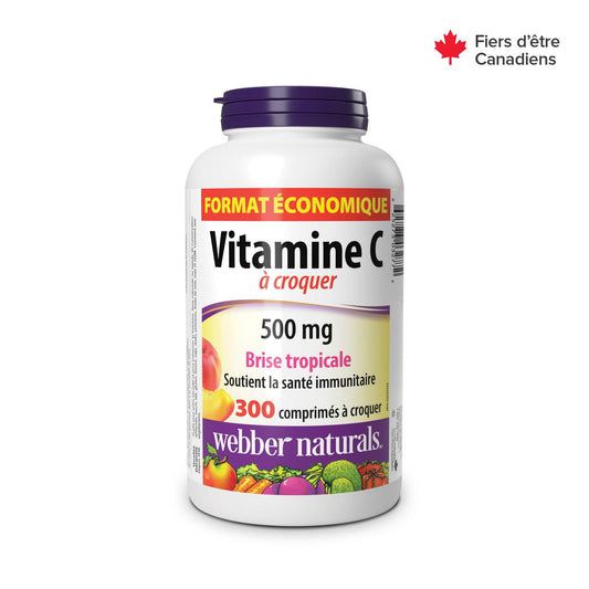 Chewable Vitamin C 500mg Tablets, 300 Count