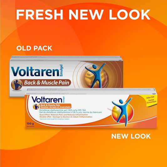 Voltaren Emulgel Back & Muscle Pain Relief Gel 150g