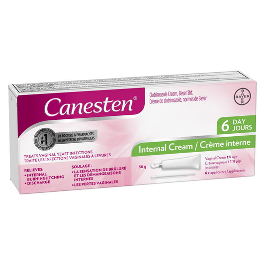 Canesten 6-Day Vaginal Yeast Infection Cream 50g