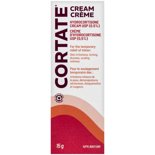 Cortate 0.5% Hydrocortisone Cream 15g