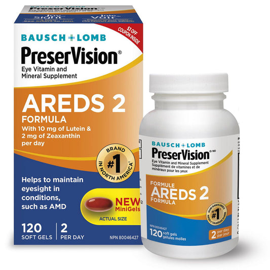 PreserVision AREDS 2 Eye Health Capsules 120 Count