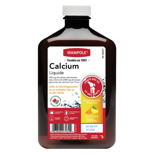 Calcium Liquid Supplement, Citrus Flavor 350ml