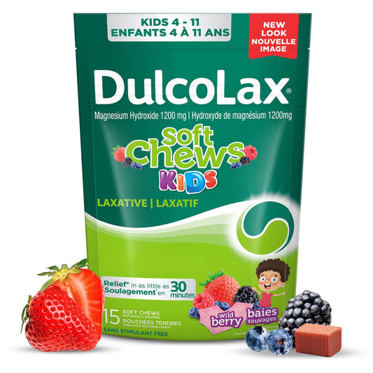 Kids Berry Soft Chew Laxatives 15 Pack