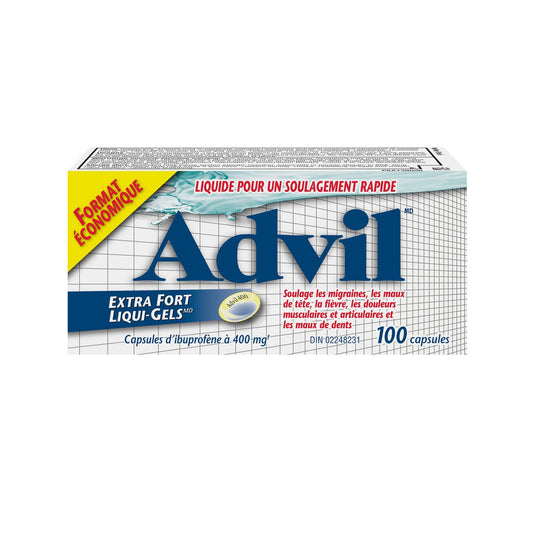 Advil Extra Strength Liqui-Gels 100 Capsules