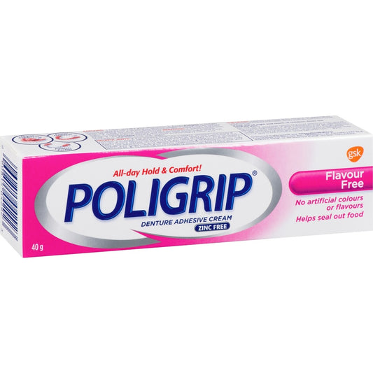 Flavour Free Denture Adhesive Cream 40g