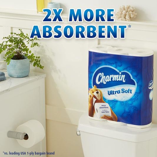 Charmin Ultra Soft Mega Toilet Paper, 32 Rolls (8 Packs of 4)