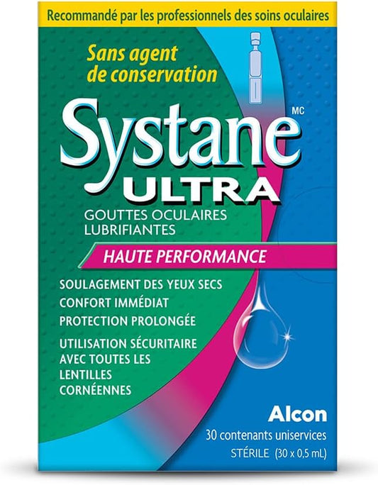 Systane Ultra Preservative-Free Lubricant Eye Drops 30 x 0.5ml