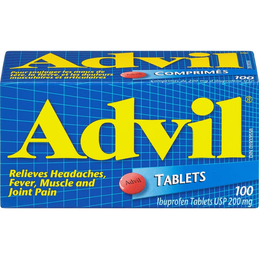Advil 200mg Tablets, 100 Count