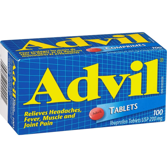 Advil 200mg Tablets, 100 Count