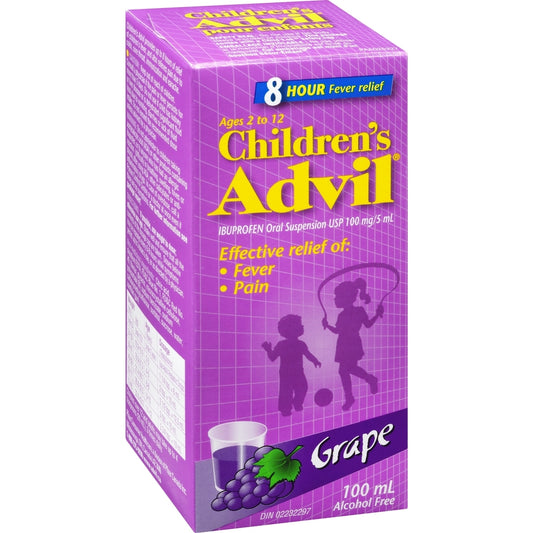 Children's Advil Grape Oral Suspension 100mL