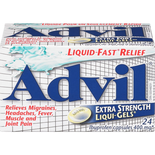 Advil Extra Strength Liqui-Gels 400mg, 24 Capsules